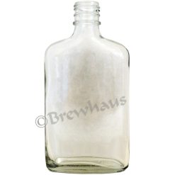 250ml Flask Liquor Bottles, Clear, 24/cs