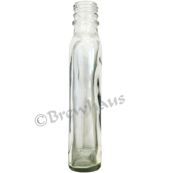 250ml Flask Liquor Bottles, Clear, 24/cs - Image 2